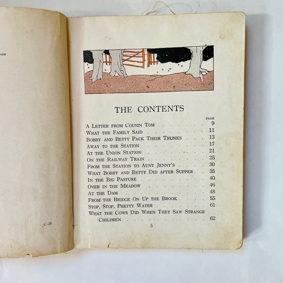 Vintage Hardcover Book Bobby and Betty in the Country Katharine Elizabeth Dopp - Picture 6 of 11